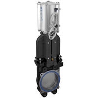 RIV Gladio Knife Gate Valve With Air Cylinder + Sensors