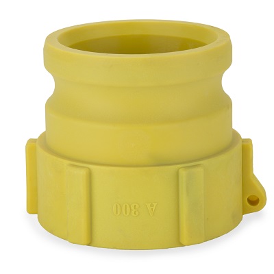Type A Yellow Nylon Glass Cam Fitting