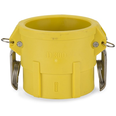 Type D Female Coupler x Female NPT - Yellow Nylon