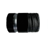 Thread x Groove Schedule 40 Black Steel Pipe Nipple