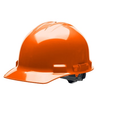 Hi-Vis Orange Ratchet Style Hard Hat