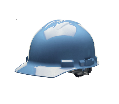 Blue Rachet Style Hard Hat