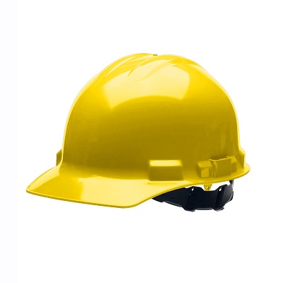 Yellow Ratchet Style Hard Hat