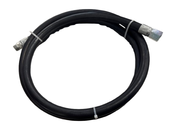 Double Wire Braid Hydraulic Leader Hose for Jetter Hoses - Crimped MxF