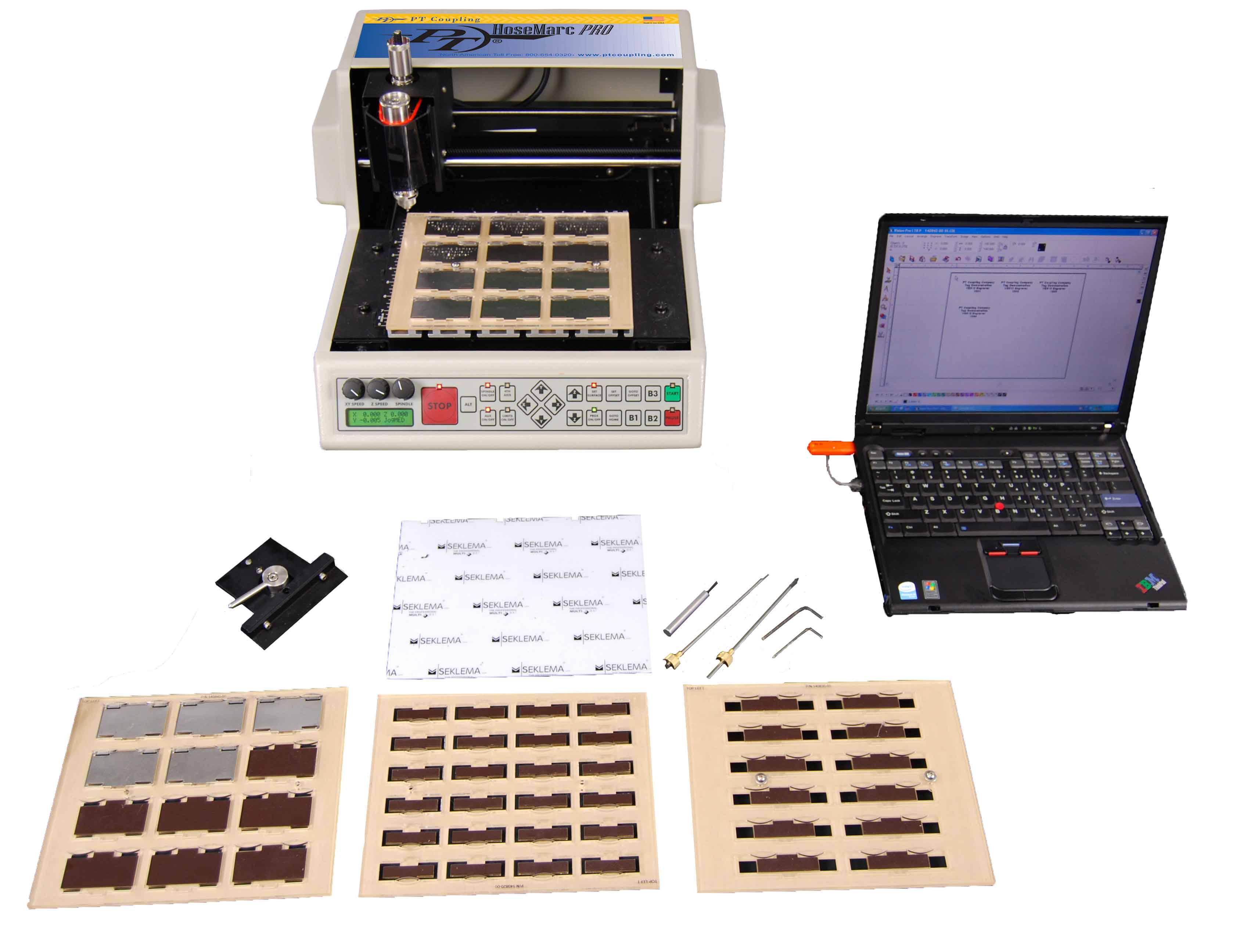 PT Coupling HoseMarc Pro 930018 Hose Engraving Machine System
