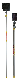 2 FT - 4 FT ALUMINUM POLE WITH MIRROR