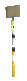 4 FT - 12 FT HEAVY DUTY POLE WITH MIRROR