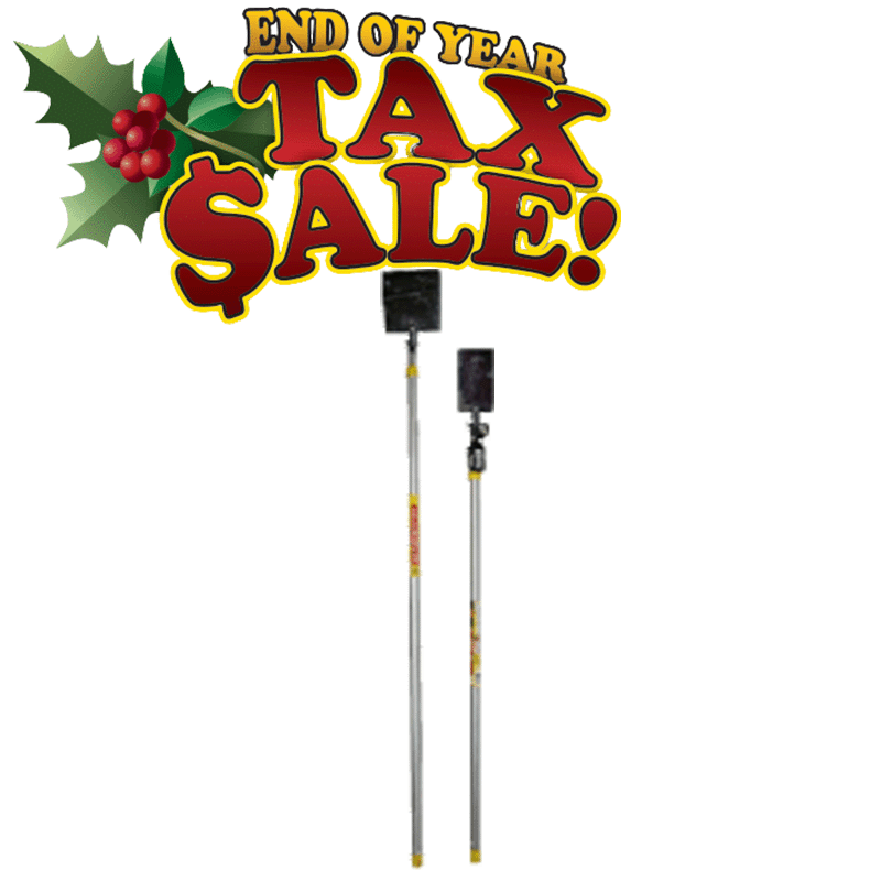4 FT - 8 FT ALUMINUM POLE WITH MIRROR