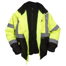 Yellow High Visibility Bomber Jacket