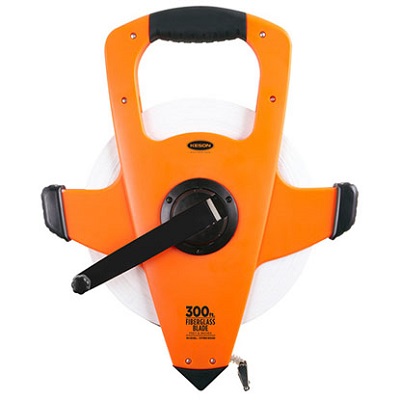 Keson Fiberglass Tape Measure with Speed Rewind