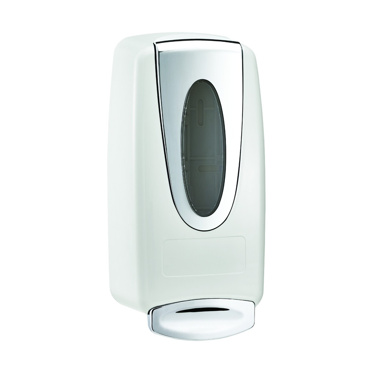 CleanShot Dispenser 1000/1200 mL Foam, White/Chrome, Plain (No Logo)