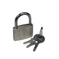 Laminated Steel Padlock - 40mm Wide