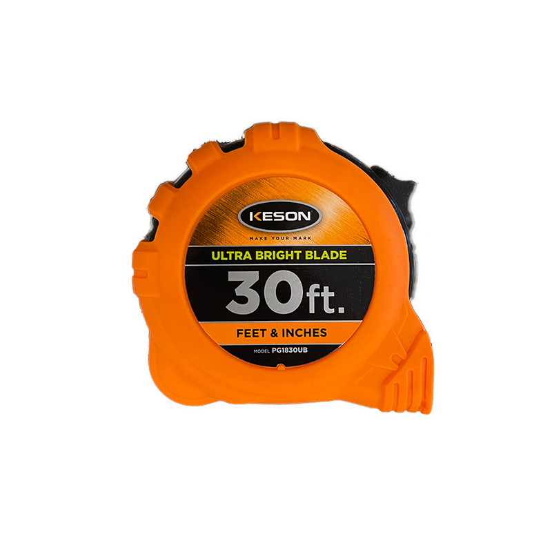 Keson Short Tape Measure with Ultra Bright Blade