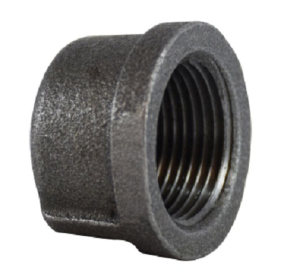 Pipe Cap - 150# Malleable Black Iron