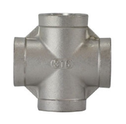 Pipe Cross - 316 Stainless Steel