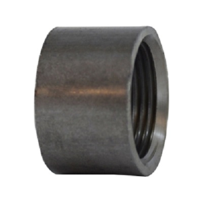 Half Merchant Coupling - Weldable Black Steel