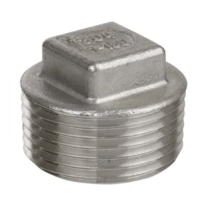 Square Head Plug - 304 Stainless Steel