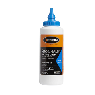 Keson 8oz. Prochalk Standard Marking Chalk - Blue