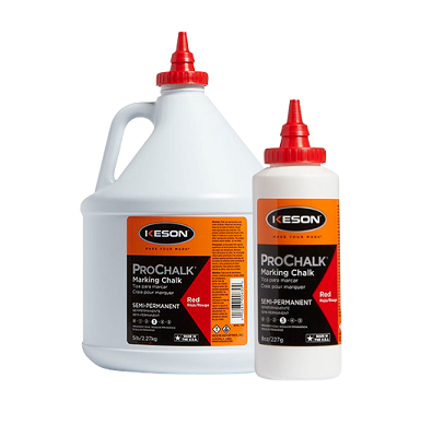Keson ProChalk Semi-Permanent Marking Chalk - Red