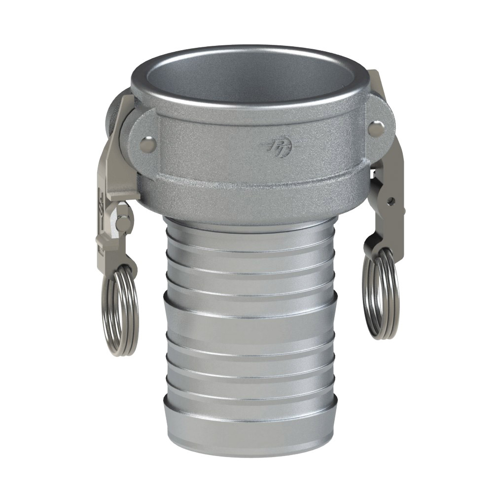 PT Coupling Sta-Lok II 1000330L2 Coupler, 3 in Type C x 3 in Hose Shank, Aluminum