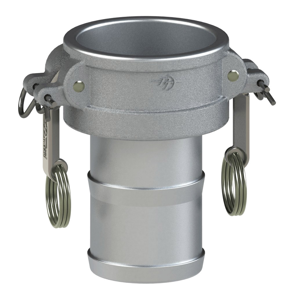 PT Coupling Sta-Lok 1000320SL Coupler, 2 in Type C x 2 in Hose Shank, Aluminum