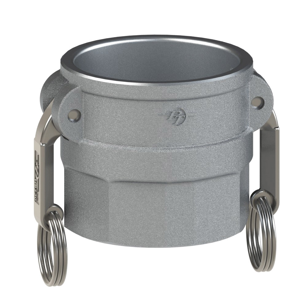 PT Coupling 1100430 Coupler, 3 in Type D x 3 in Female BSP Threaded, Aluminum