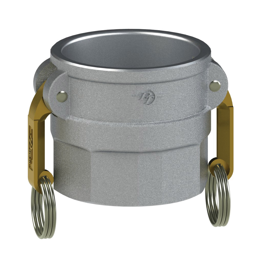 PT Coupling 1070401 Coupler, 1/2 in Type D x 1/2 in FNPT, Aluminum