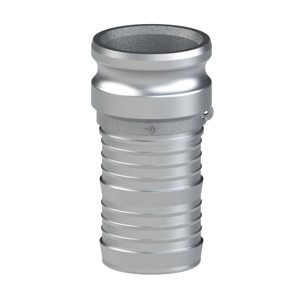 PT Coupling CF1400525 Adapter, 2-1/2 in Type E x 2-1/2 in Hose Shank, 316 Stainless Steel