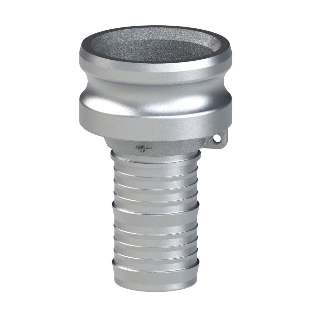PT Coupling CF60243020 Reducer Adapter, 3 in Type E x 2 in Hose Shank, Aluminum