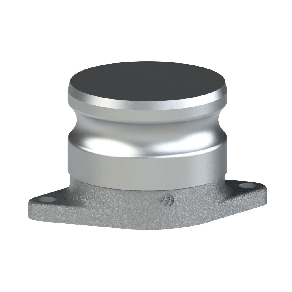 PT Coupling Safety Tank Solutions 10012301 Weldable Mount Plug, 3 in Adapter x 3 in Flanged, Aluminum