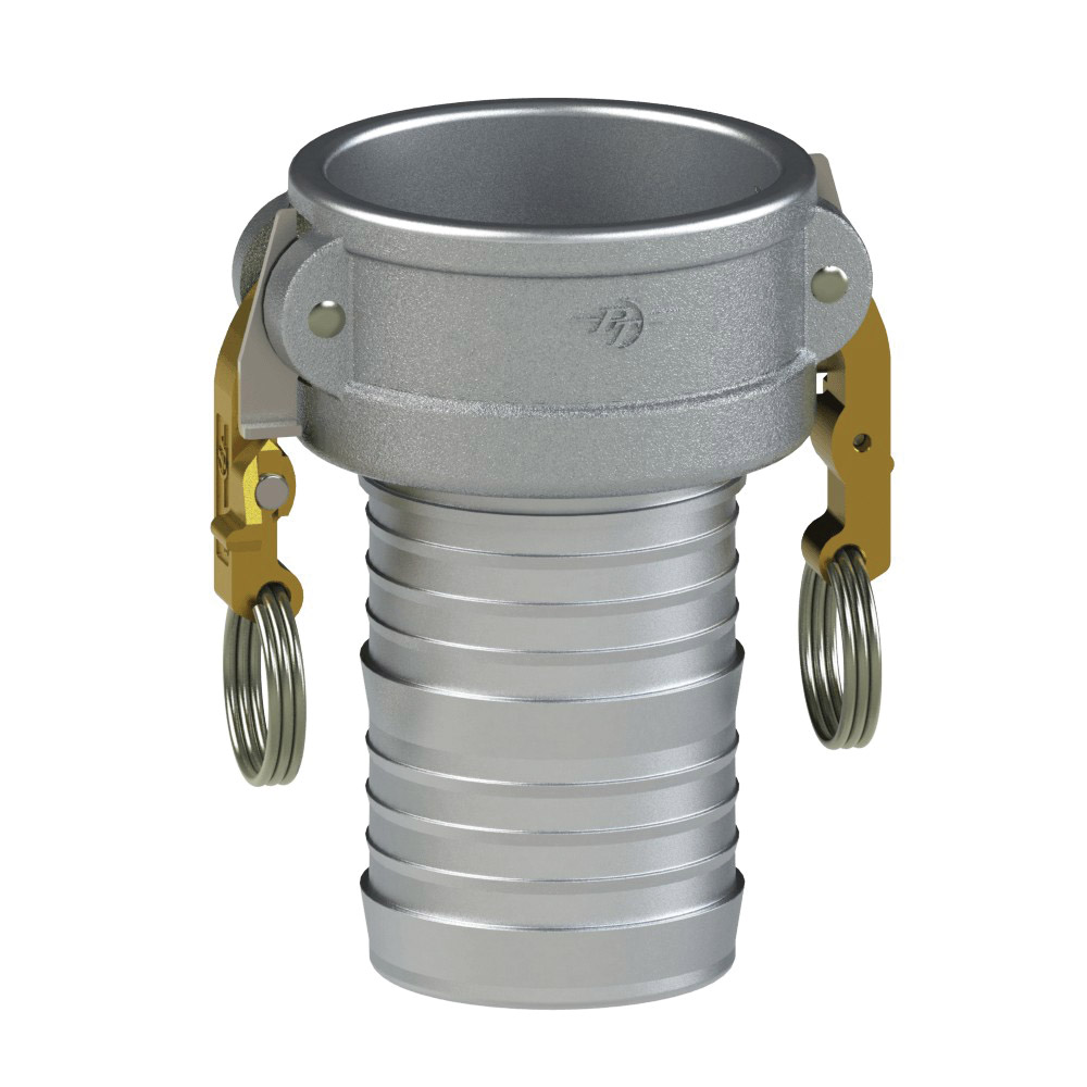PT Coupling Sta-Lok II 1070315L2 Coupler, 1-1/2 in Type C x 1-1/2 in Hose Shank, Aluminum