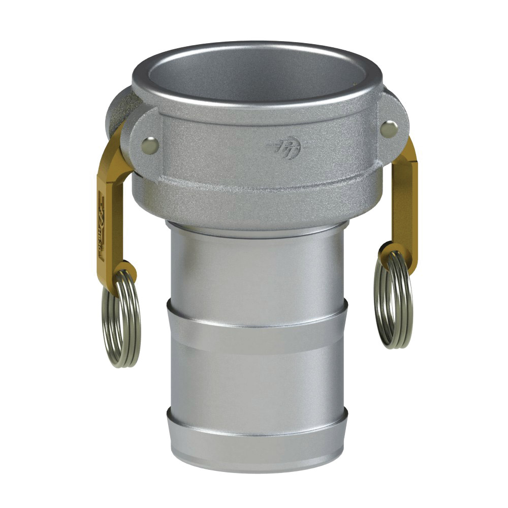 PT Coupling 1070340US Undersize Coupler, 4 in Type C x 4 in Hose Shank, Aluminum