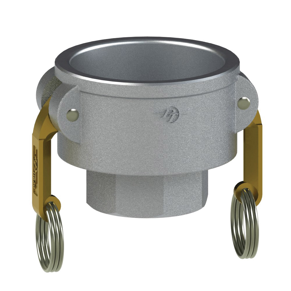 PT Coupling 6020000010 Reducer Coupler, 2 in Type D x 1-1/2 in FNPT, Aluminum