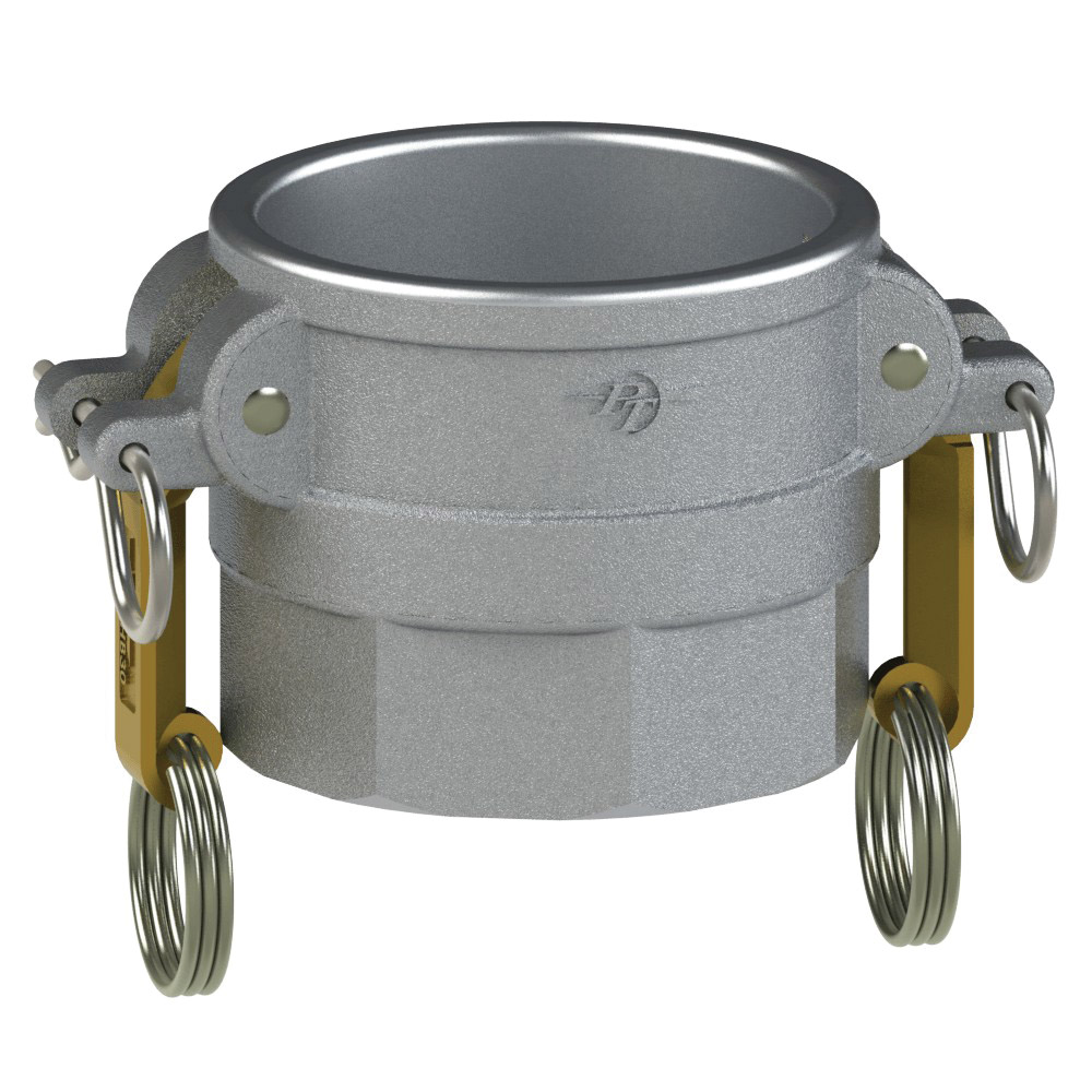 PT Coupling Sta-Lok 1070425SL Coupler, 2-1/2 in Type D x 2-1/2 in FNPT, Aluminum