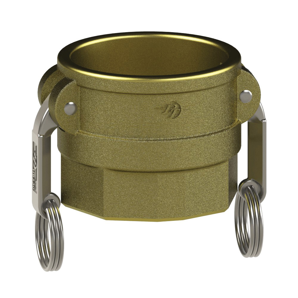 PT Coupling 1290420 Coupler, 2 in Type D x 2 in FNPT, Brass