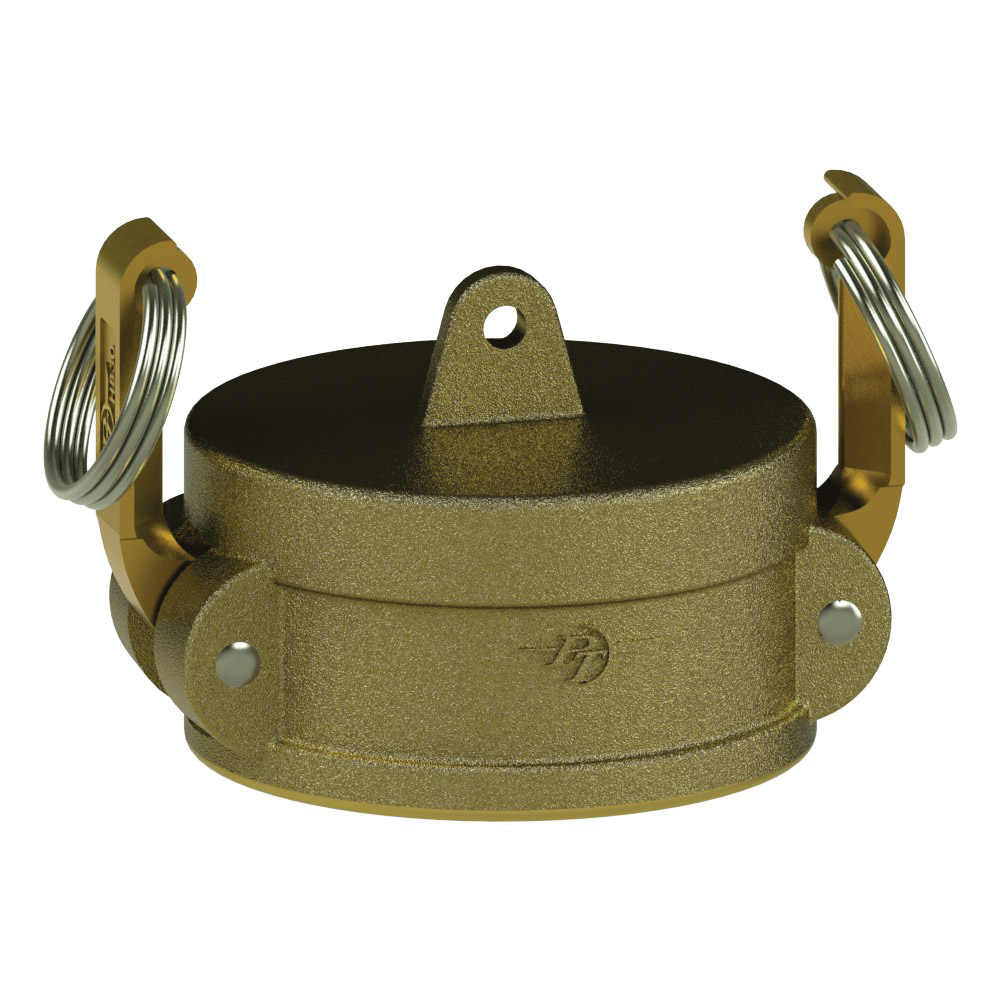 PT Coupling 1201140 Dust Cap, 4 in Type V, Brass