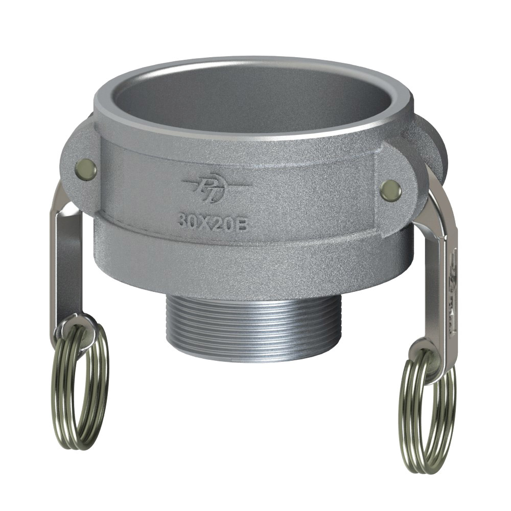 PT Coupling 1400205 Coupler, 3/4 in Type B x 1/2 in MNPT, 316 Stainless Steel