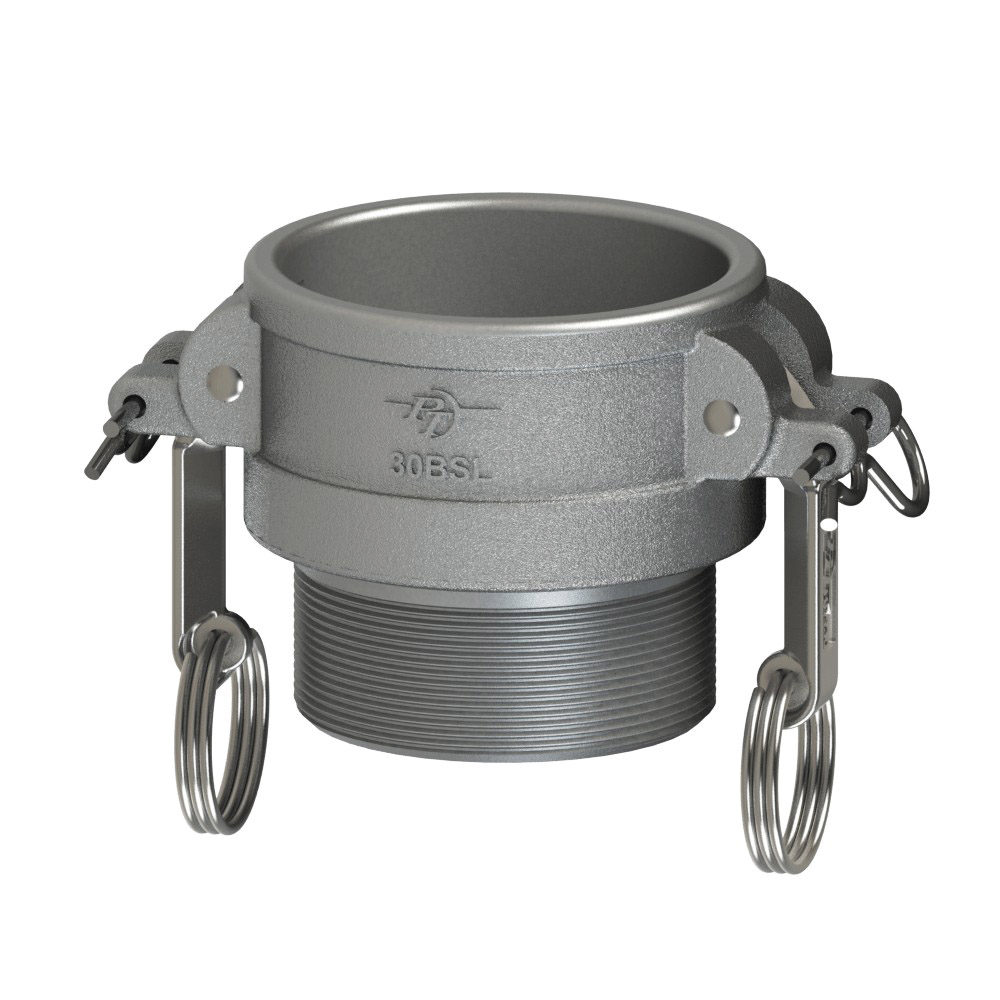 PT Coupling Sta-Lok 1400220SL Coupler, 2 in Type B x 2 in MNPT, 316 Stainless Steel
