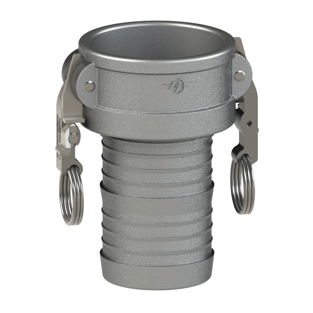 PT Coupling Sta-Lok II 1400310L2 Coupler, 1 in Type C x 1 in Hose Shank, 316 Stainless Steel