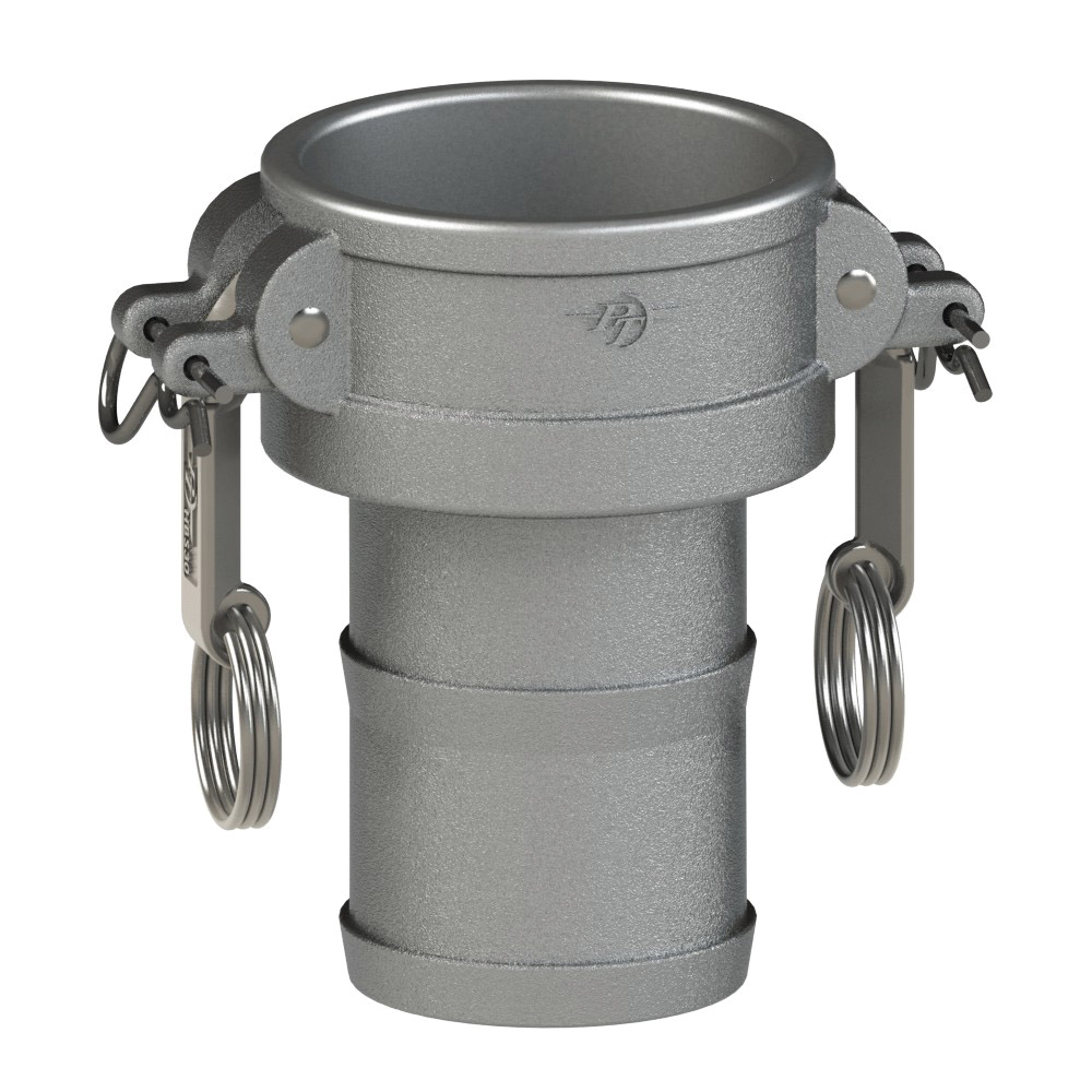 PT Coupling Sta-Lok 1400315SL Coupler, 1-1/2 in Type C x 1-1/2 in Hose Shank, 316 Stainless Steel