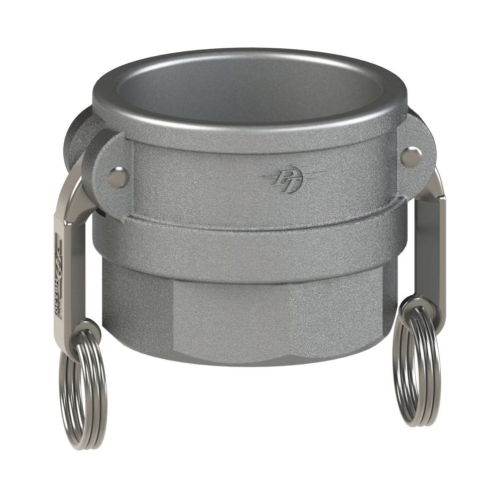PT Coupling 1500430 Coupler, 3 in Type D x 3 in Female BSP Threaded, Stainless Steel