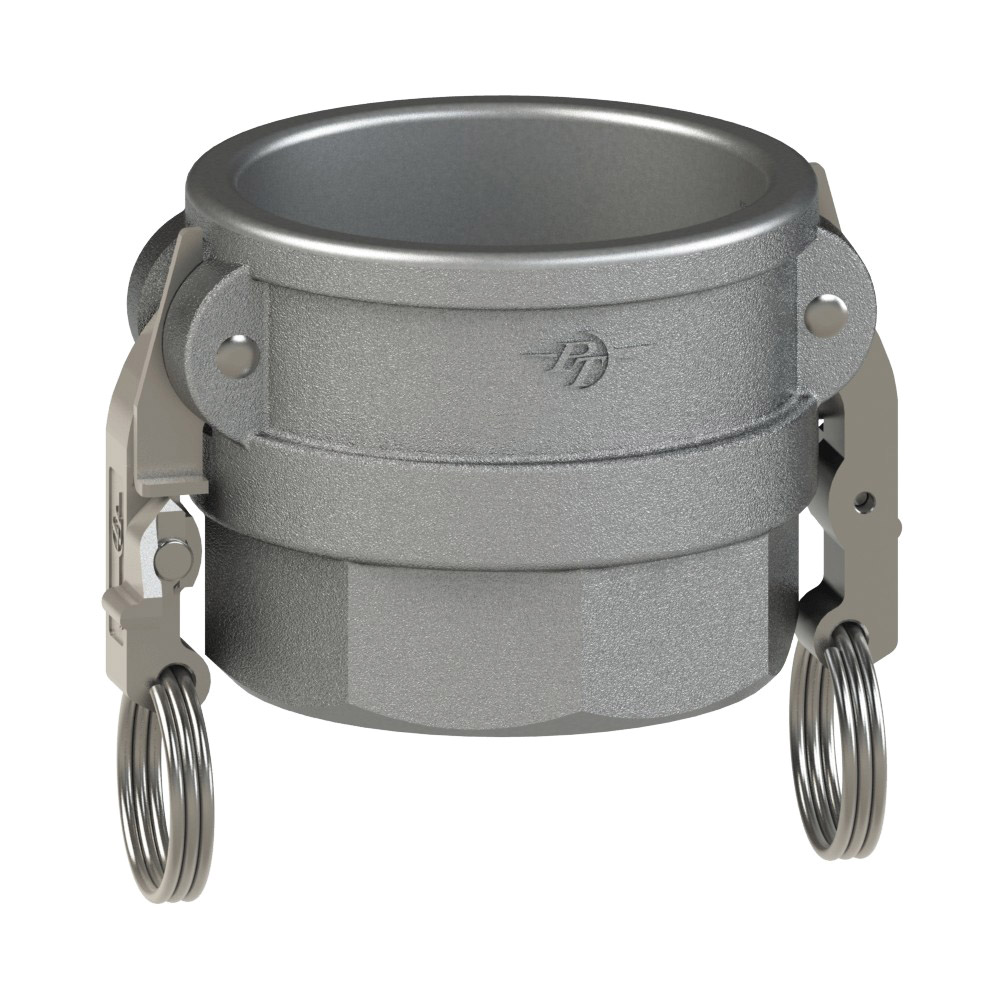 PT Coupling Sta-Lok II 1400425L2 Coupler, 2-1/2 in Type D x 2-1/2 in FNPT, 316 Stainless Steel