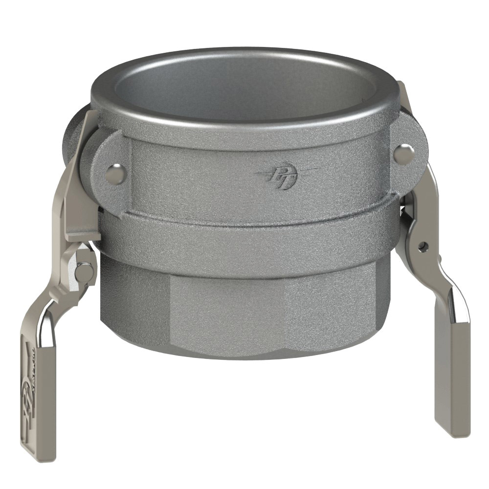 PT Coupling Sta-Lok II 1400431L2 Coupler, 3 in Type D x 3 in FNPT, 316 Stainless Steel