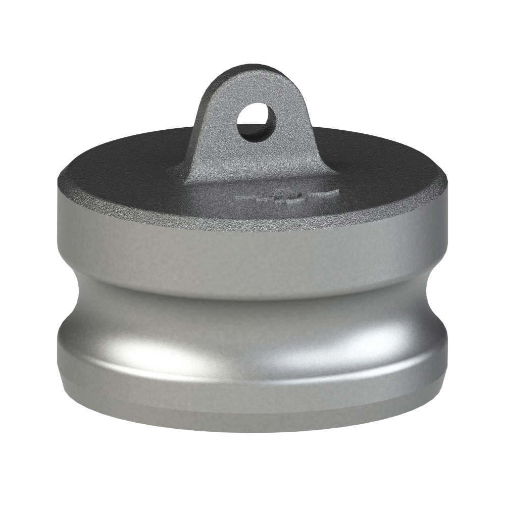 PT Coupling 10012502 Dust Plug with Handle, 5 in Type W, Aluminum