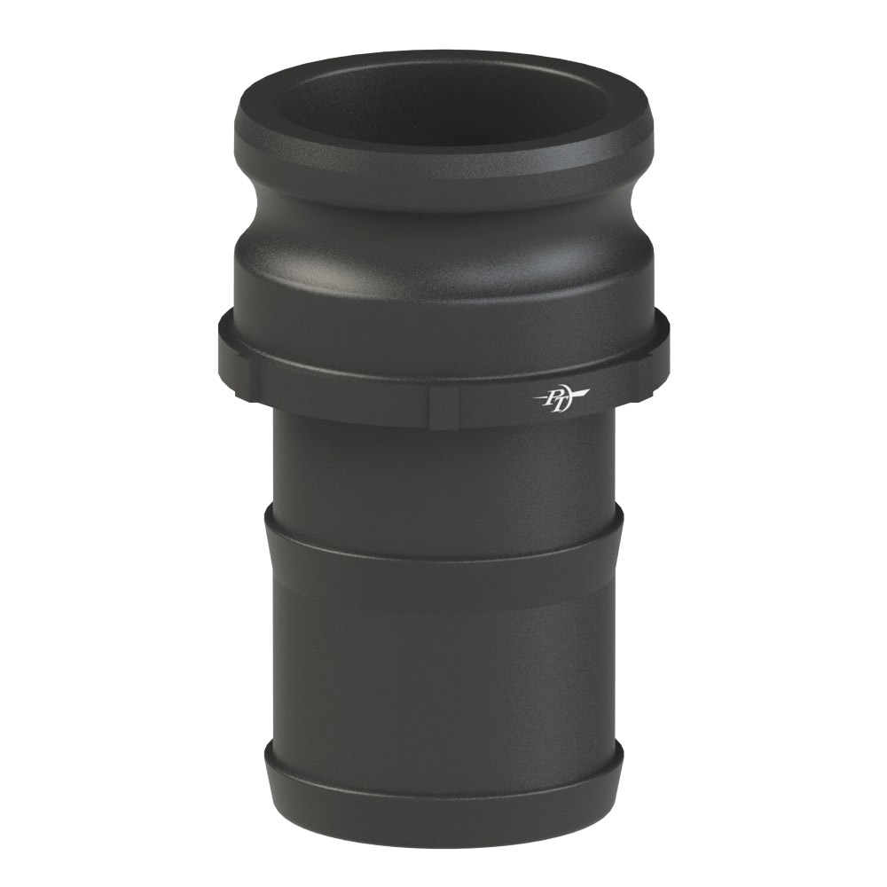 PT Coupling 2700510 Adapter, 1 in Type E x 1 in Hose Shank, Polypropylene