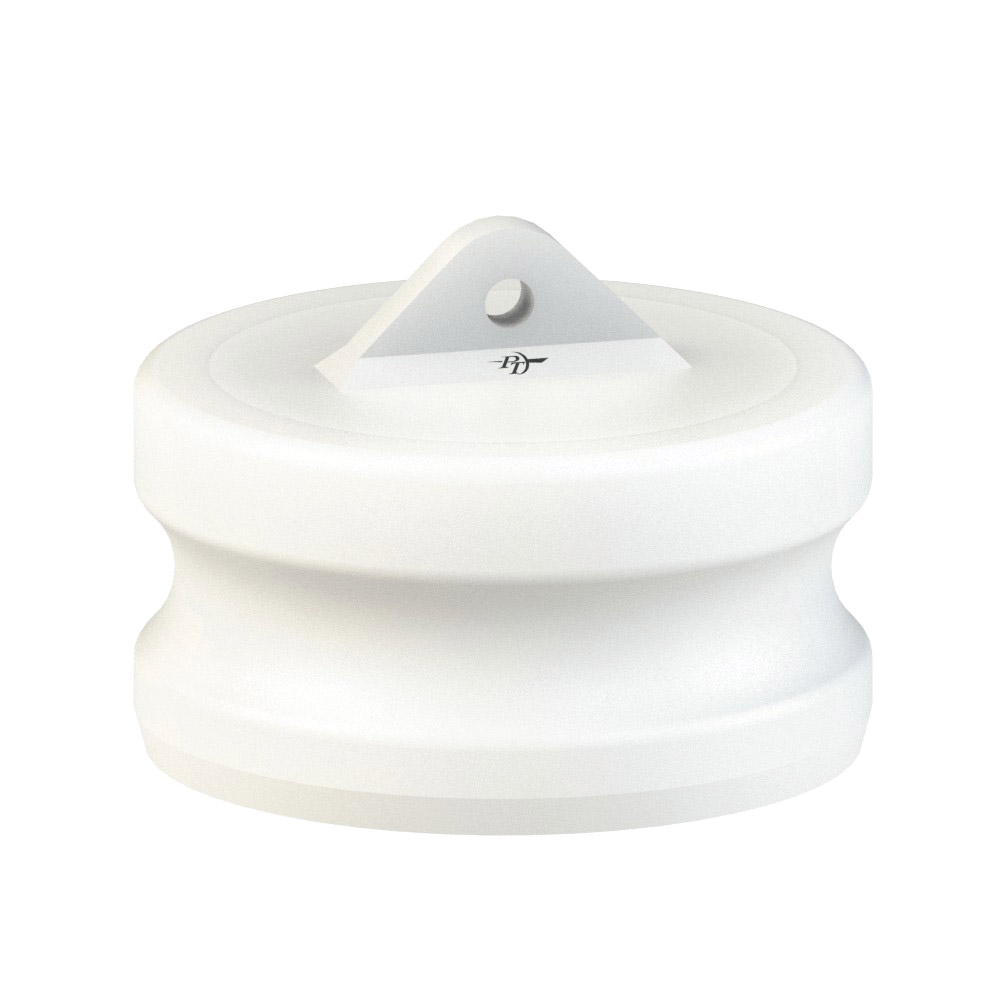 PT Coupling 2771220 Dust Plug, 2 in Type W, Food-Grade Polypropylene