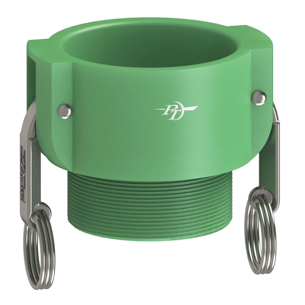 PT Coupling 2900215 Coupler, 1-1/2 in Type B x 1-1/2 in MNPT, Nylon