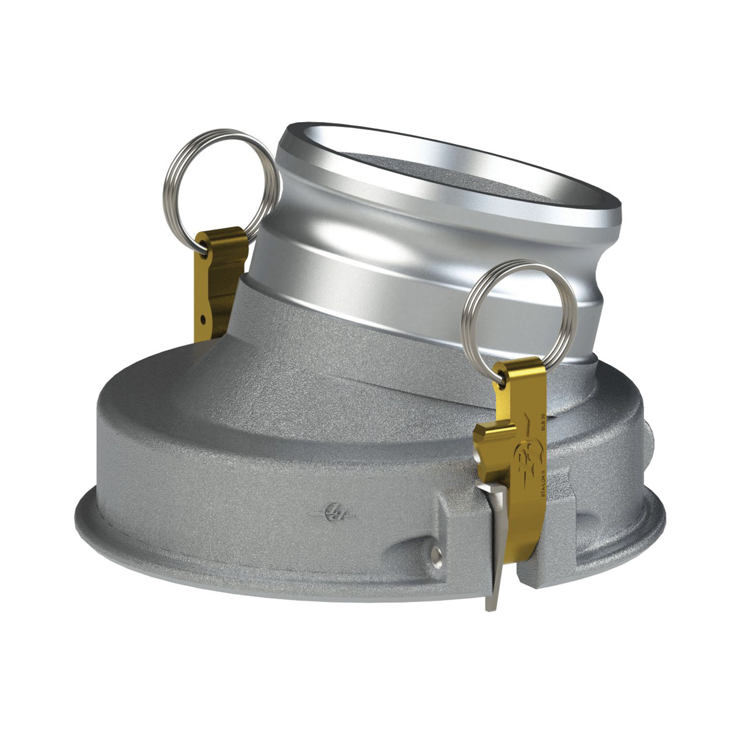 PT Coupling Safety Tank Solutions, Sta-Lok II 3603300L2 API Drop Adapter Assembly, 3 in Coupler x 3 in Adapter