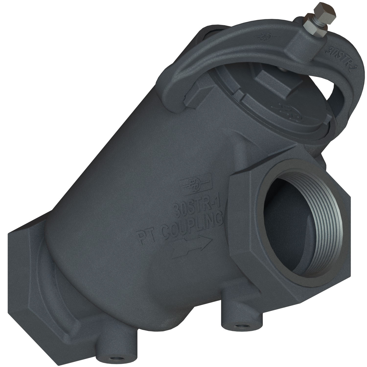 PT Coupling 38893000 Y-Strainer Body Assembly without Screen, 3 in Nominal, NPT x NPT