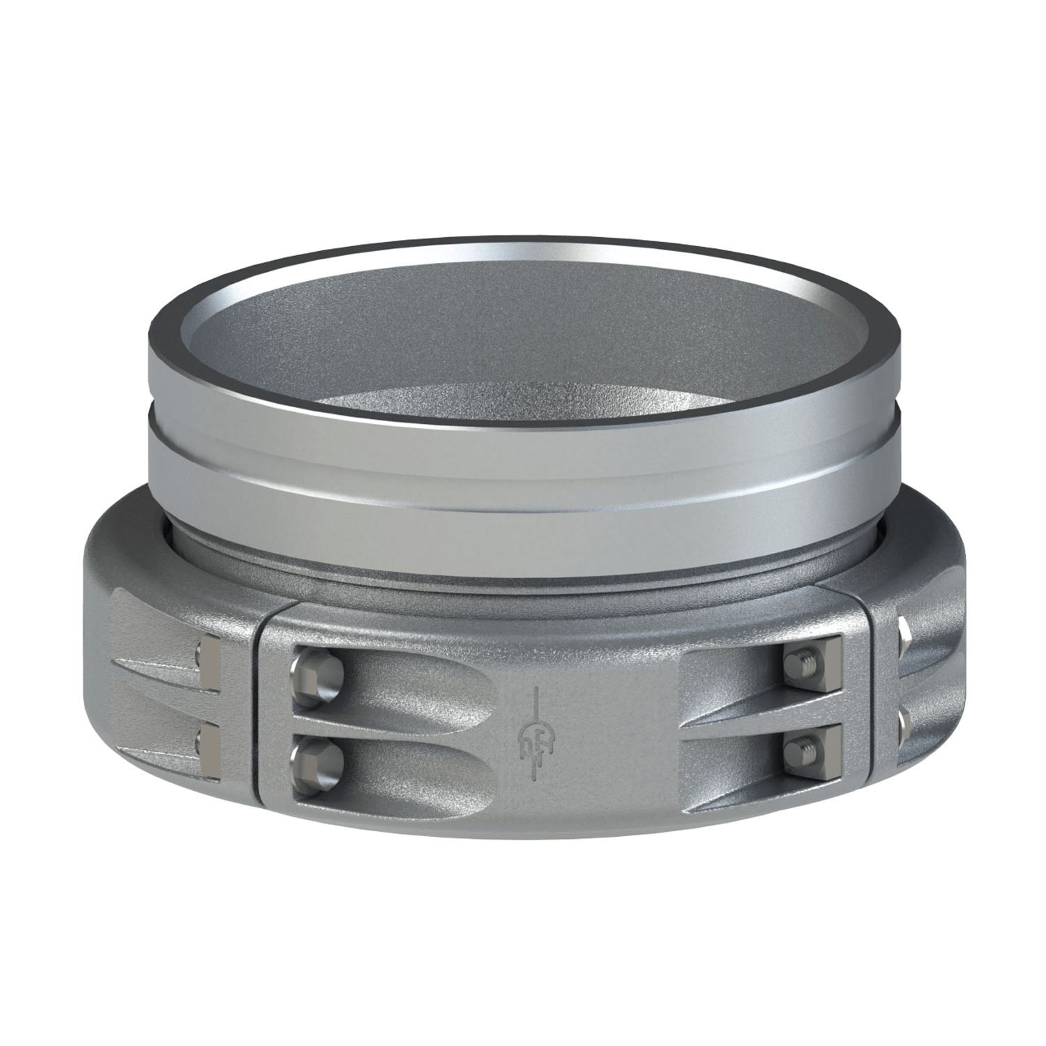 PT Coupling Safety Tank Solutions 50562 4-Section Segmented Bolt Clamp, 10 in Nominal, Aluminum